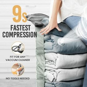 Previous Next Sac Compression Sous Vide Taille 80 x 110 Cكيس ضغط فاكيوم مقاس 80 × 110 سم