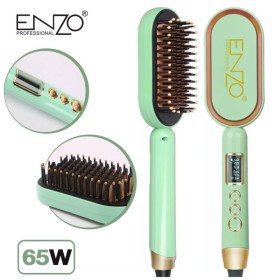 ENZO PROFESSIONAL Brosse Lissante Electrique Professional En Céramique فرشاة تمليس كهربائية احترافية من السيراميك من إنزو
